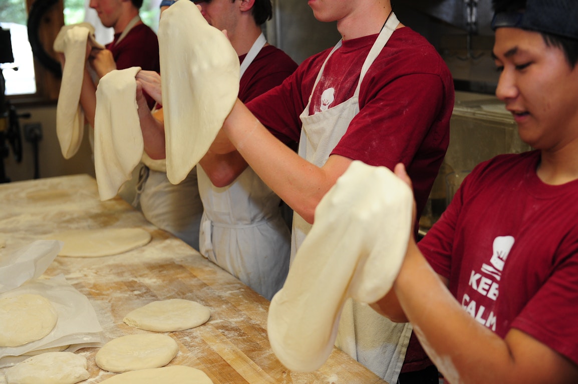 KITCHEN STAFF AND PIZZA! Camp Greystone News