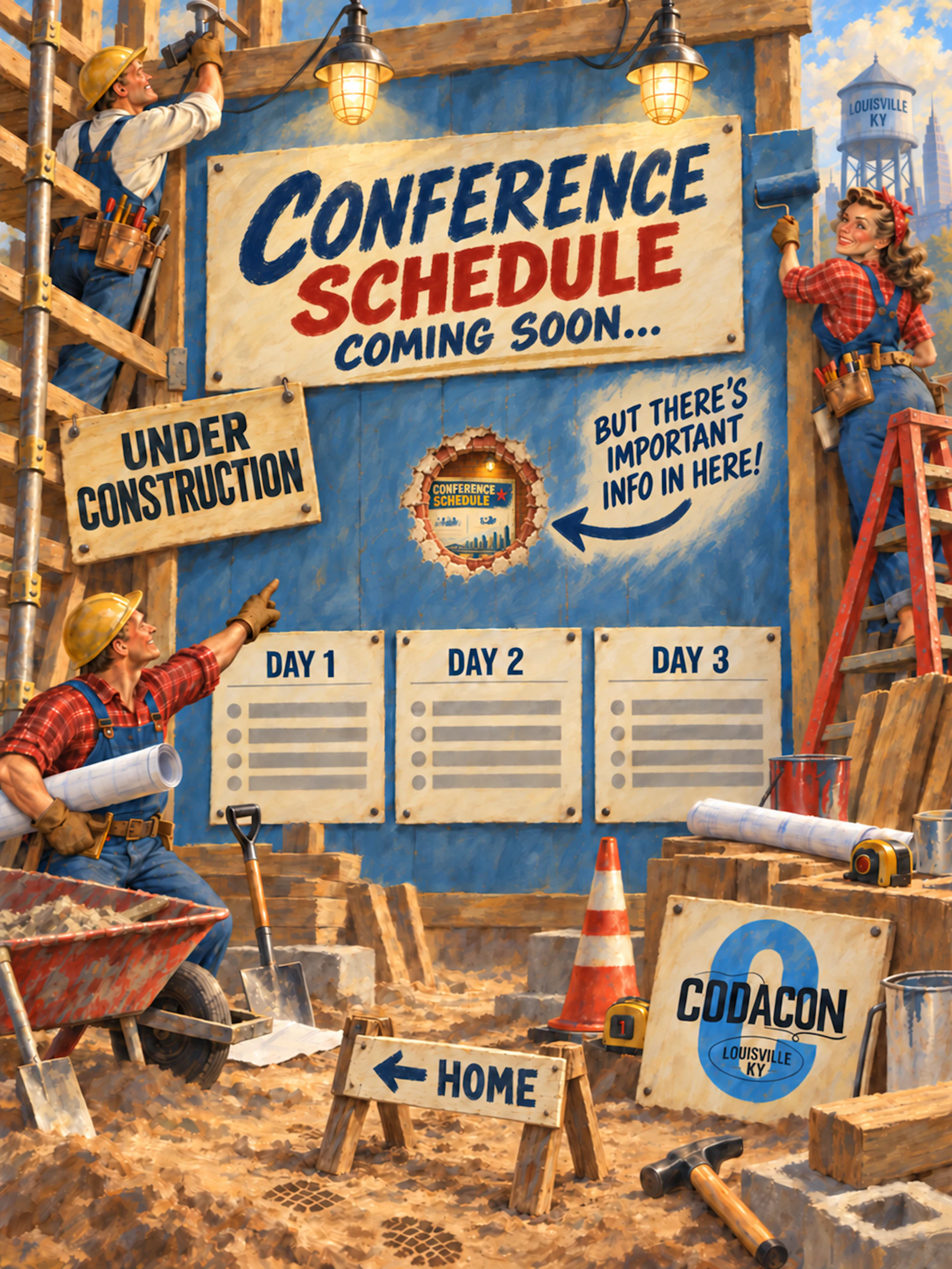 CODACON conference schedule under construction