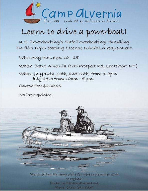 FOR CAMPERS ONLY: Safe Powerboat Handling course!