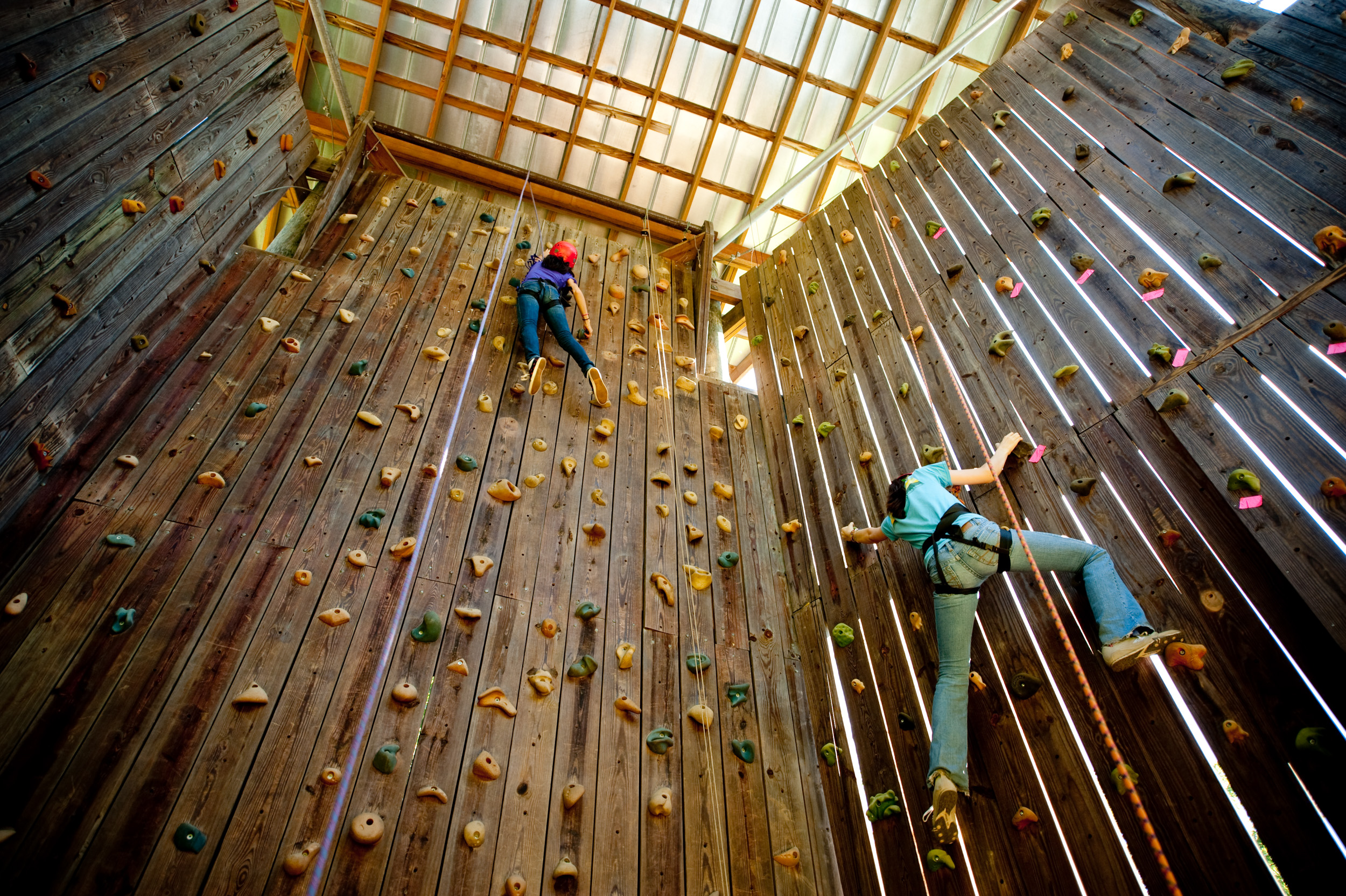 NC Girls Summer Camp, Keystone Camp Activity Rock Climbing