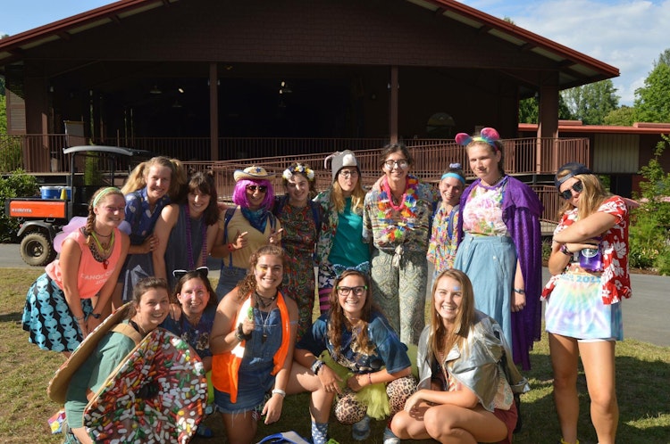A camp counselor finds happiness and valuable lessons in her work with girls at Keystone Camp. 