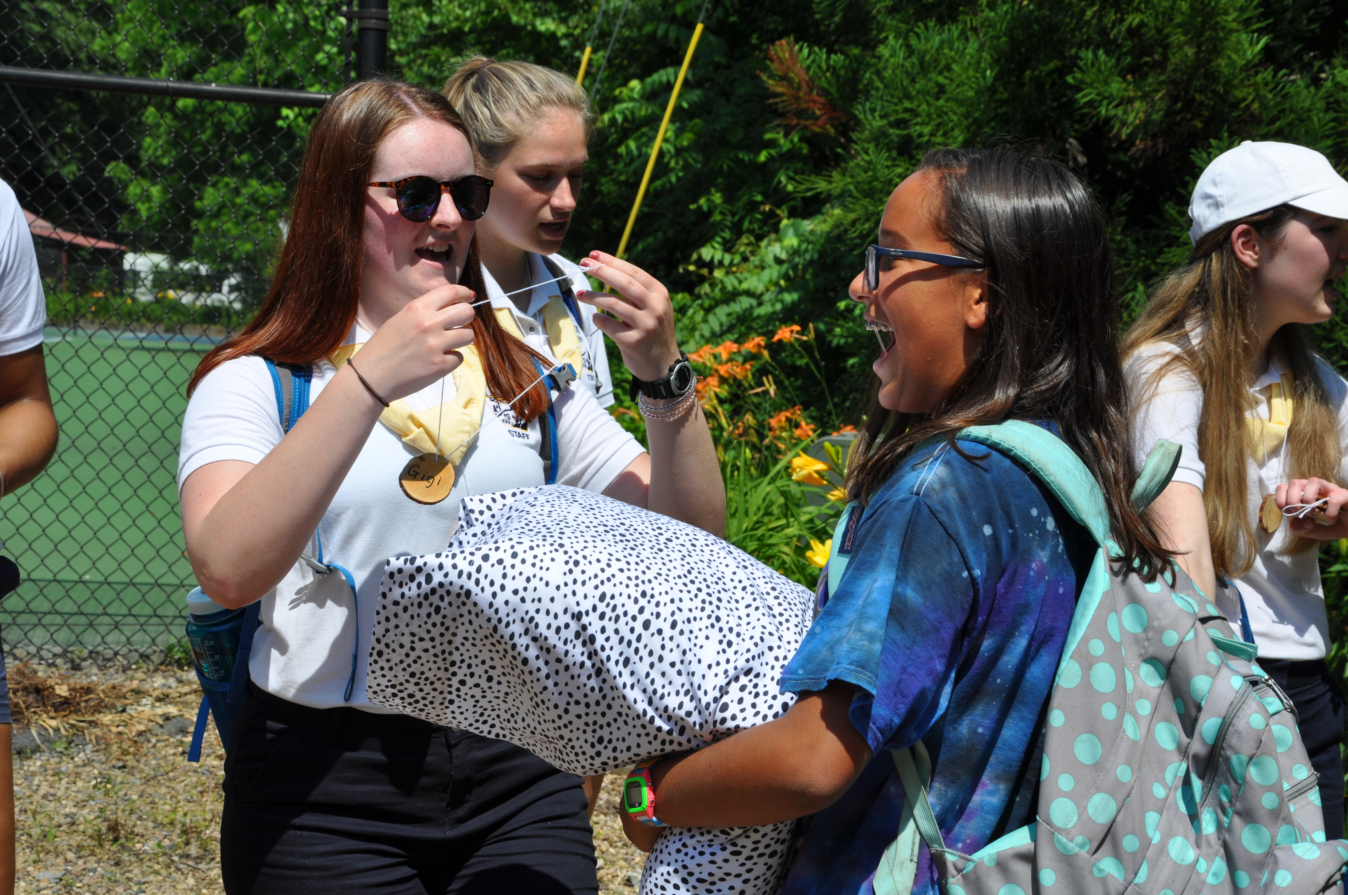 First day description of Keystone Camp for Girls