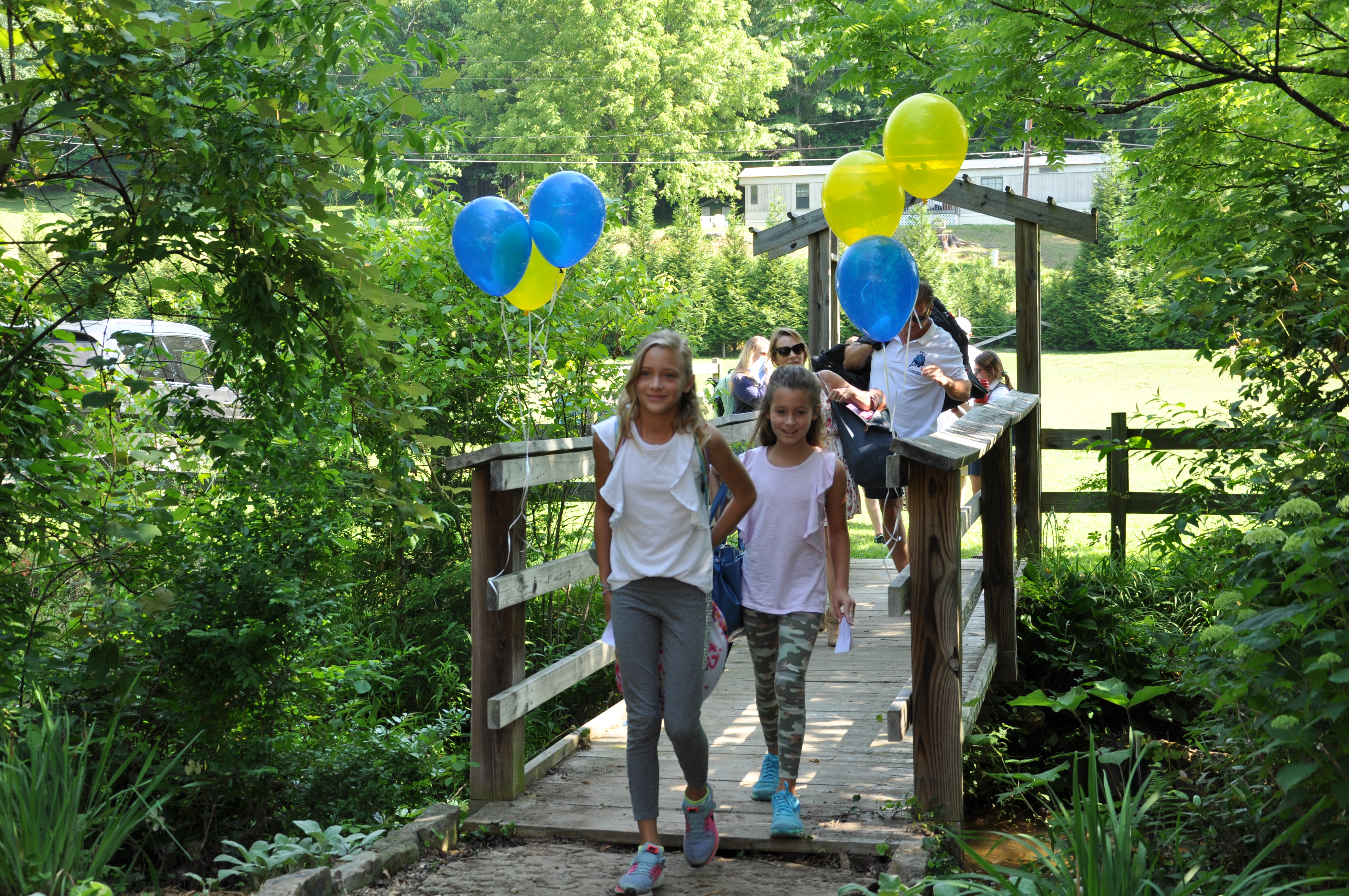 Overnight summer girls camp develops confidence and character. 
