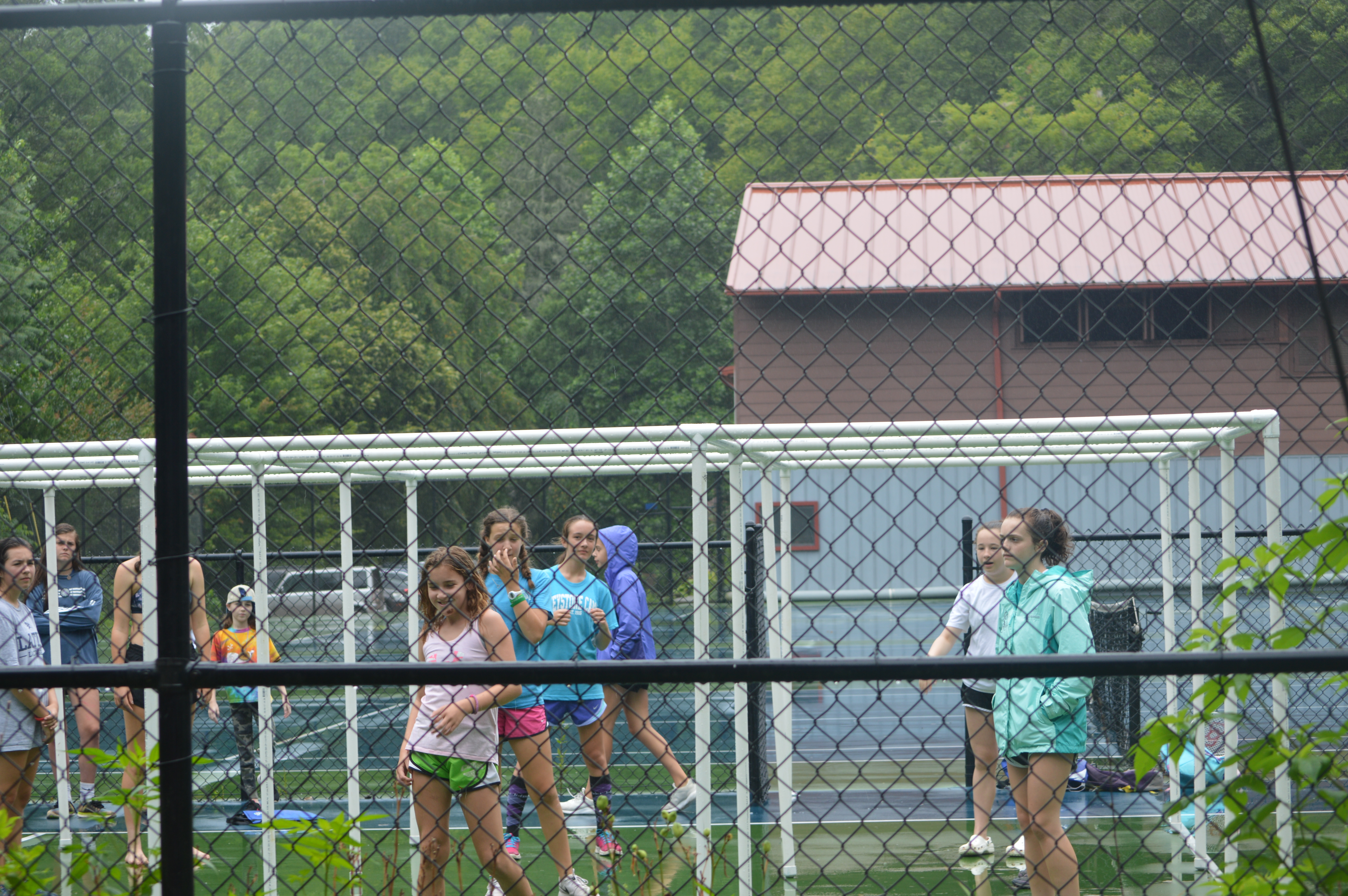 Making the best of Brevard weather at summer camp!