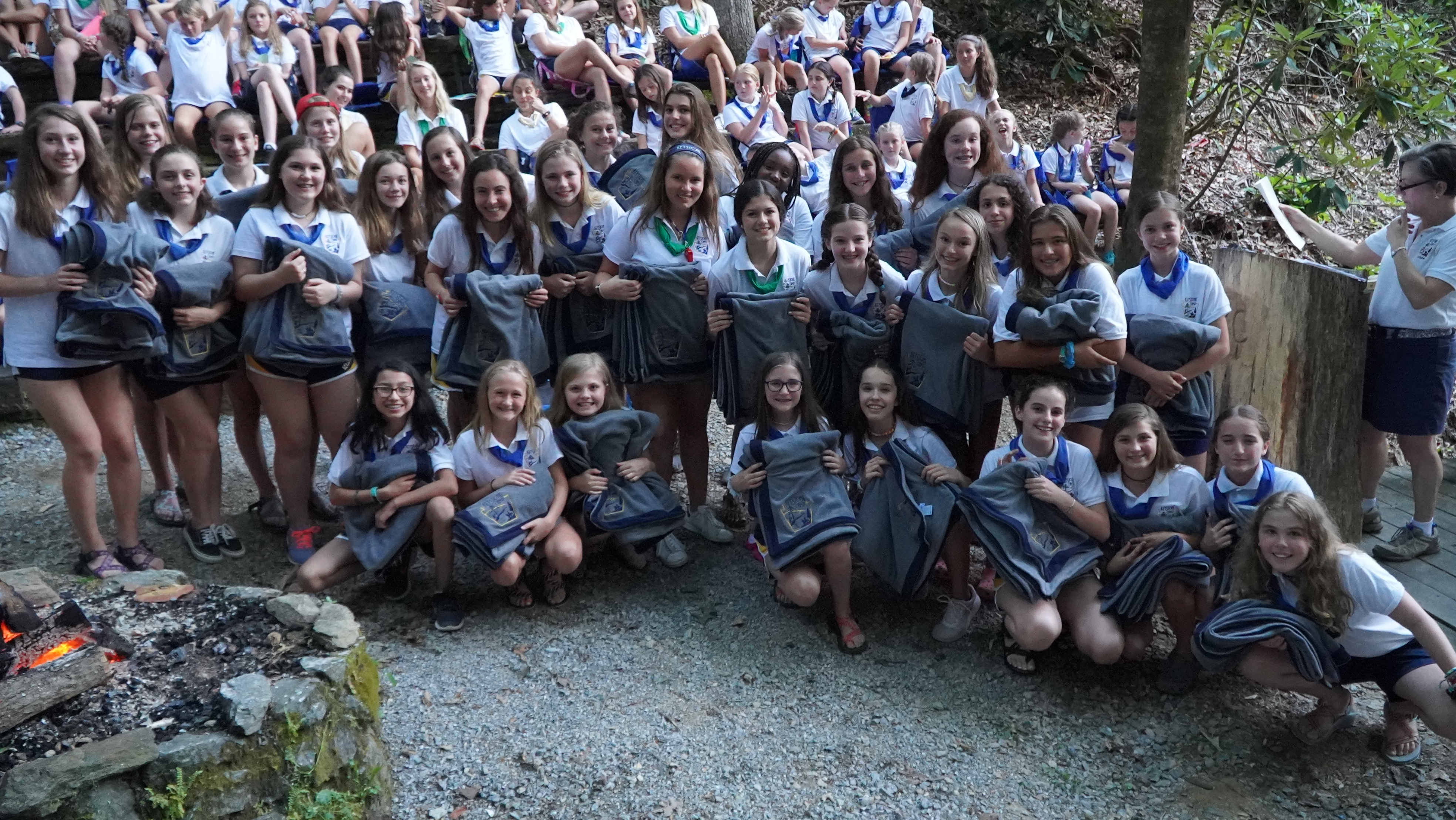 Girls were awarded five year blankets