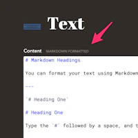 Mark Down Textformat Markdown Headings