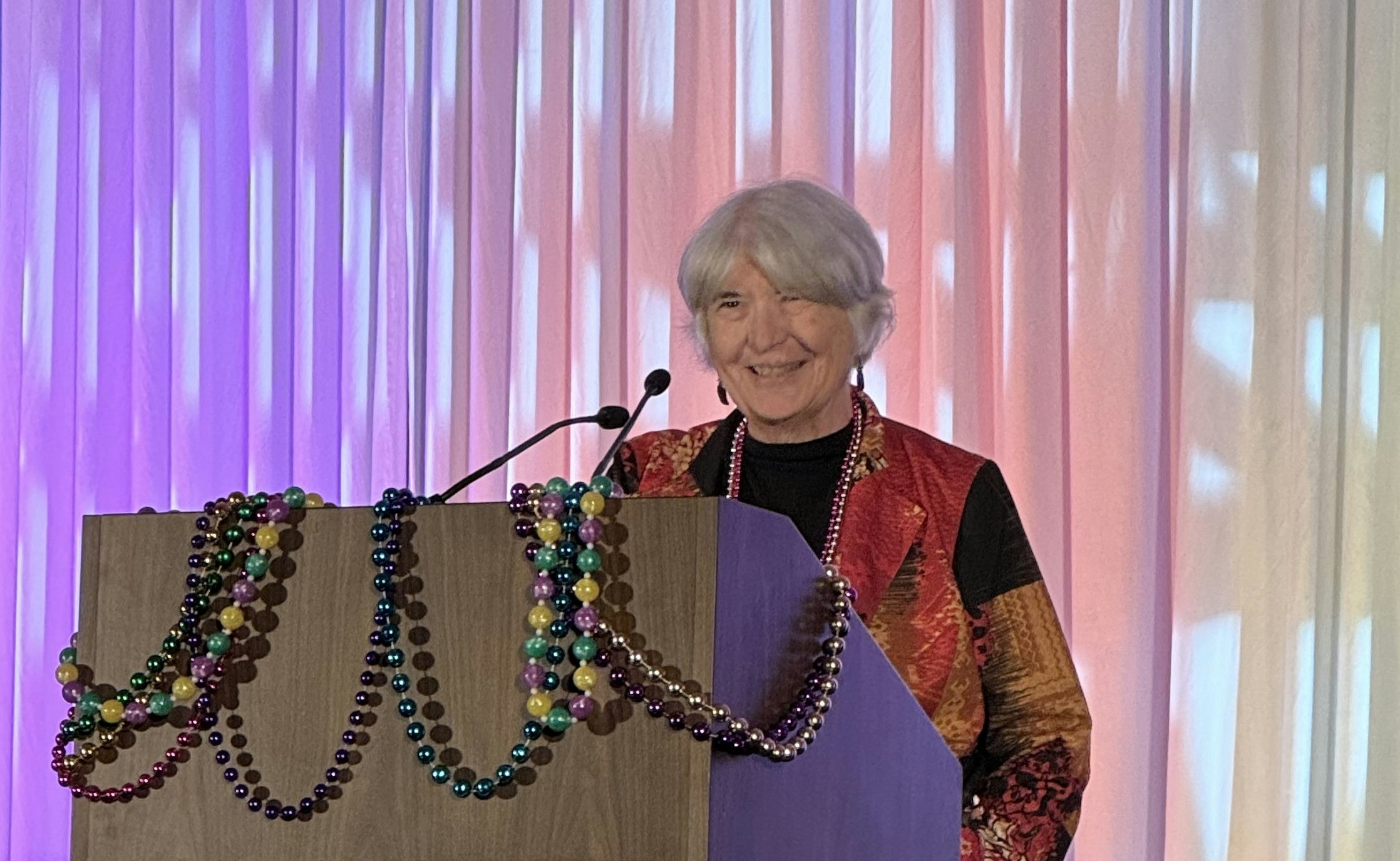 And the Oscar...oops... Distinguished Service Award...Goes to...JANE SANBORN!