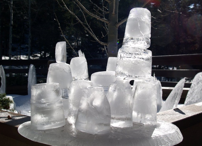 Homemade Ice Sculptures