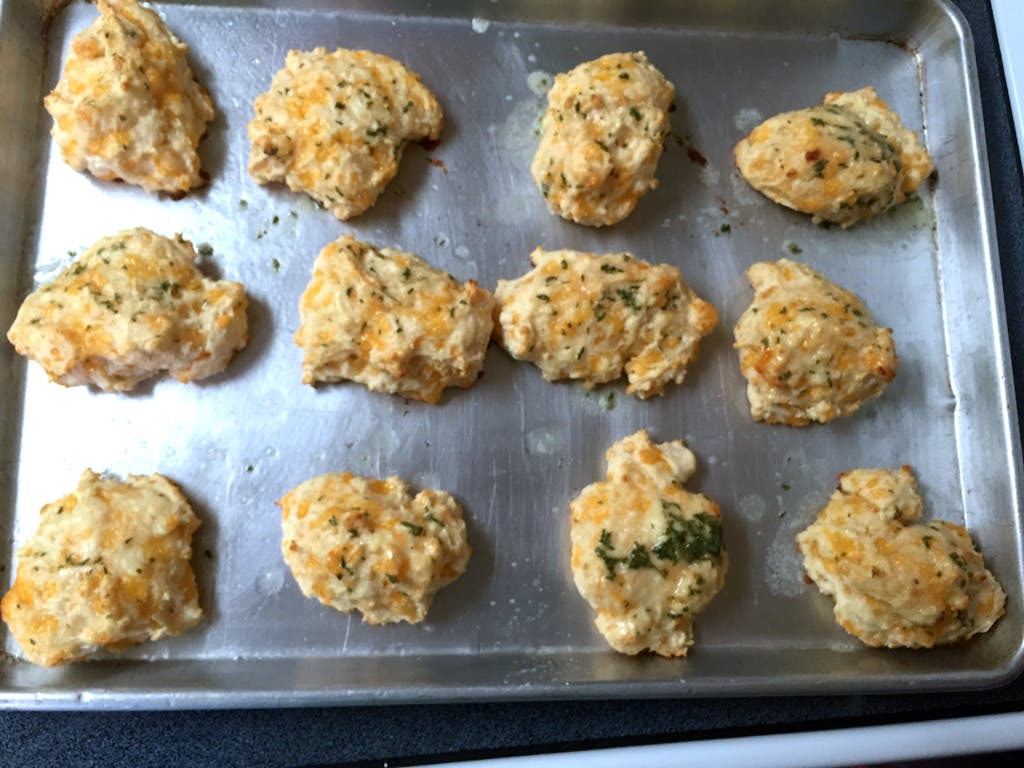 Kamper Kitchen Featured Recipe: Cheddar Bay Biscuits!