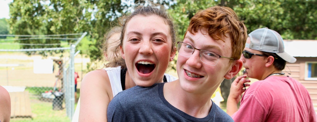 Siblings at Summer Camp