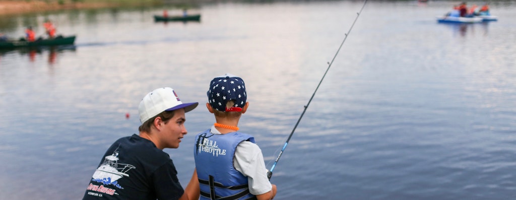 Fishing on Huawni Pond