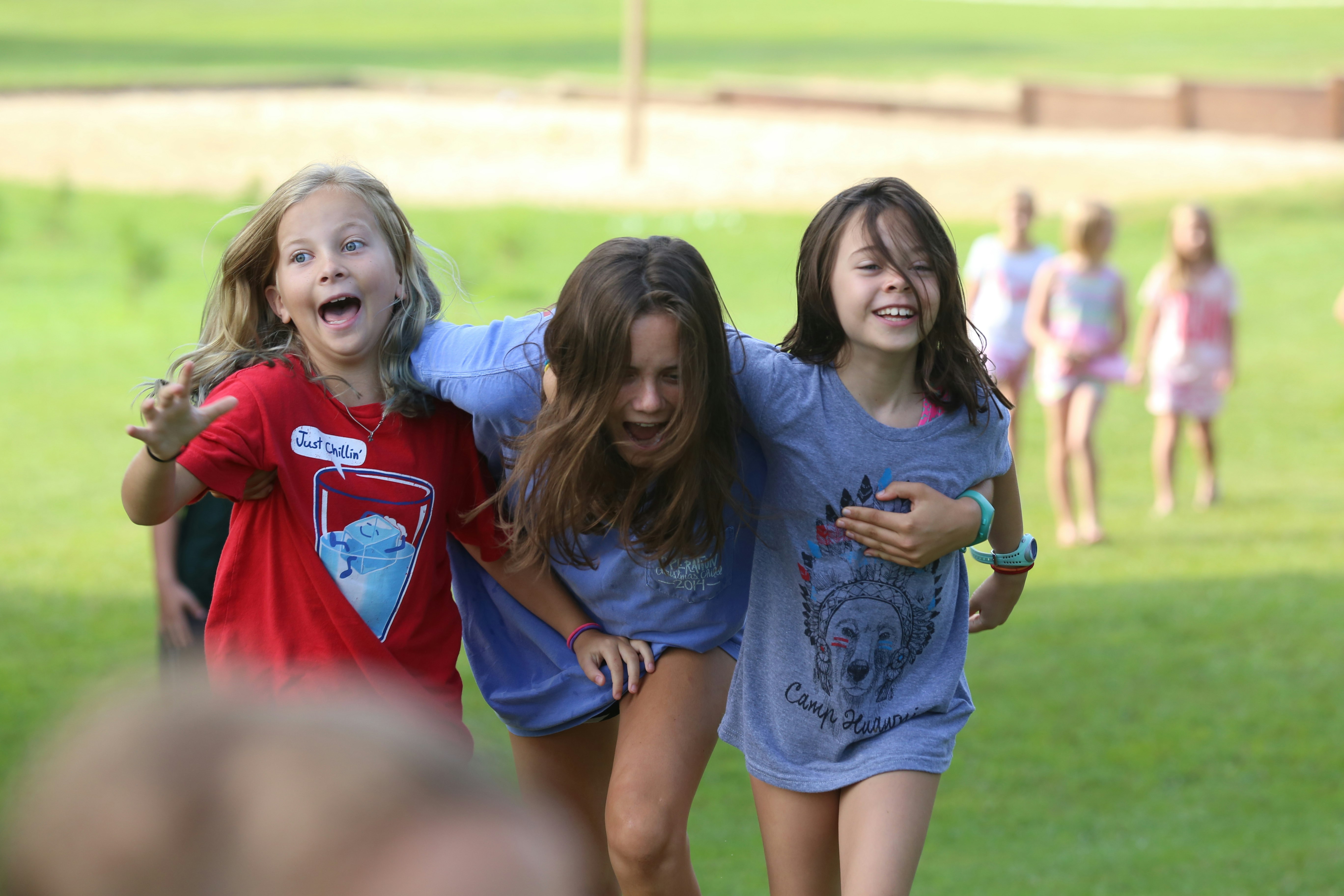 Spontaneous fun  boys in the woods