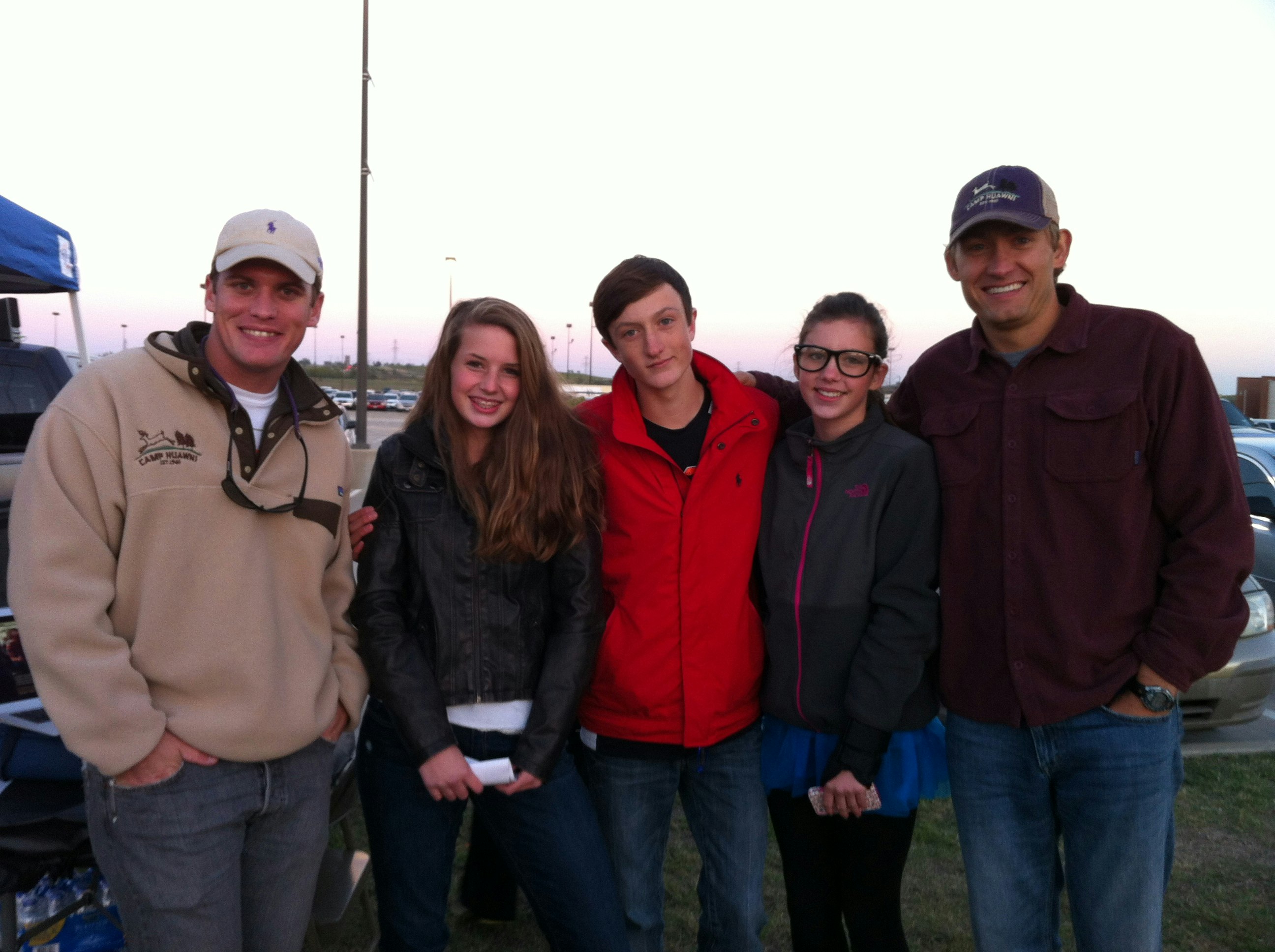 Riding in on a cold front. 