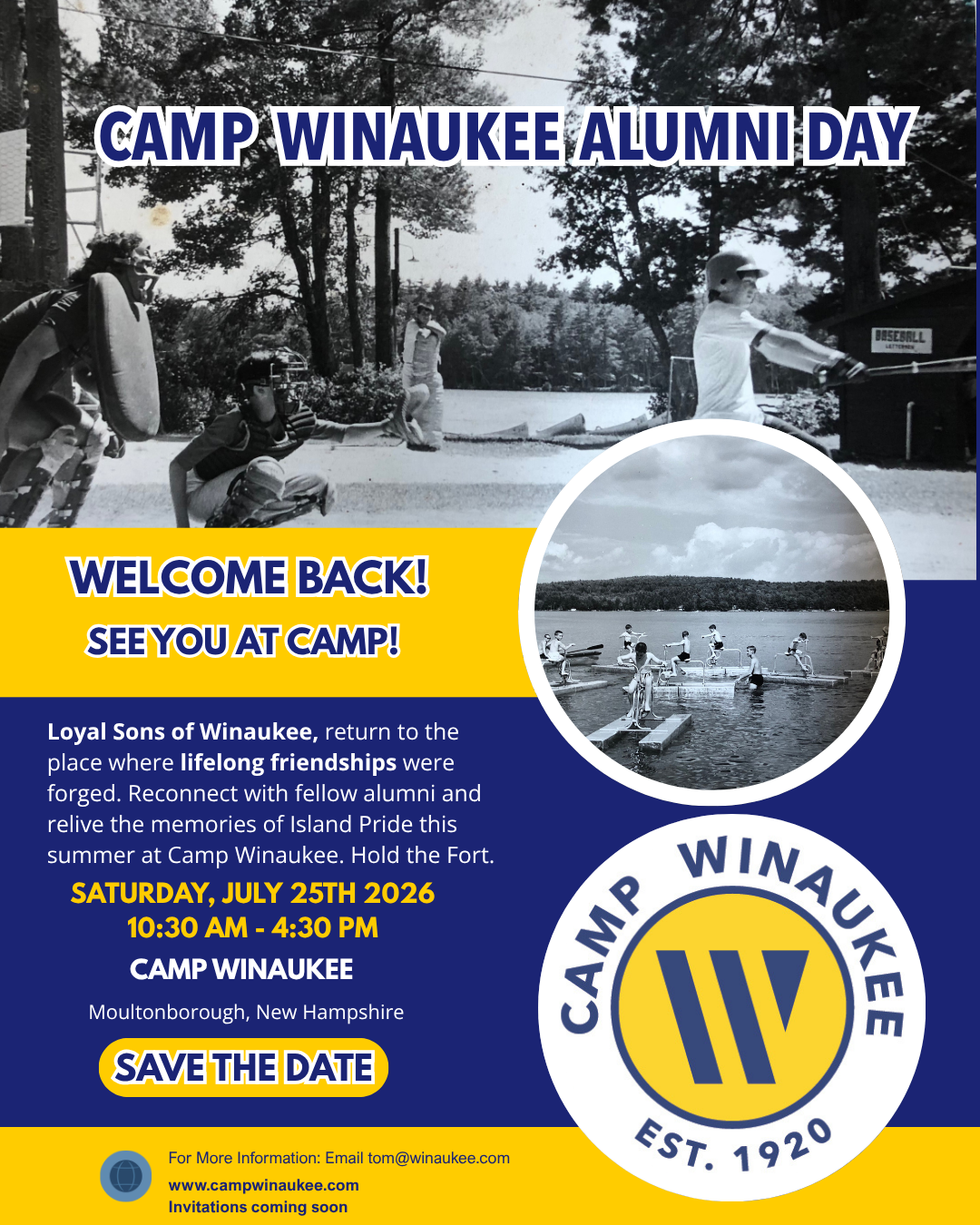 Camp Winaukee Legacy - Alumni Day 2026