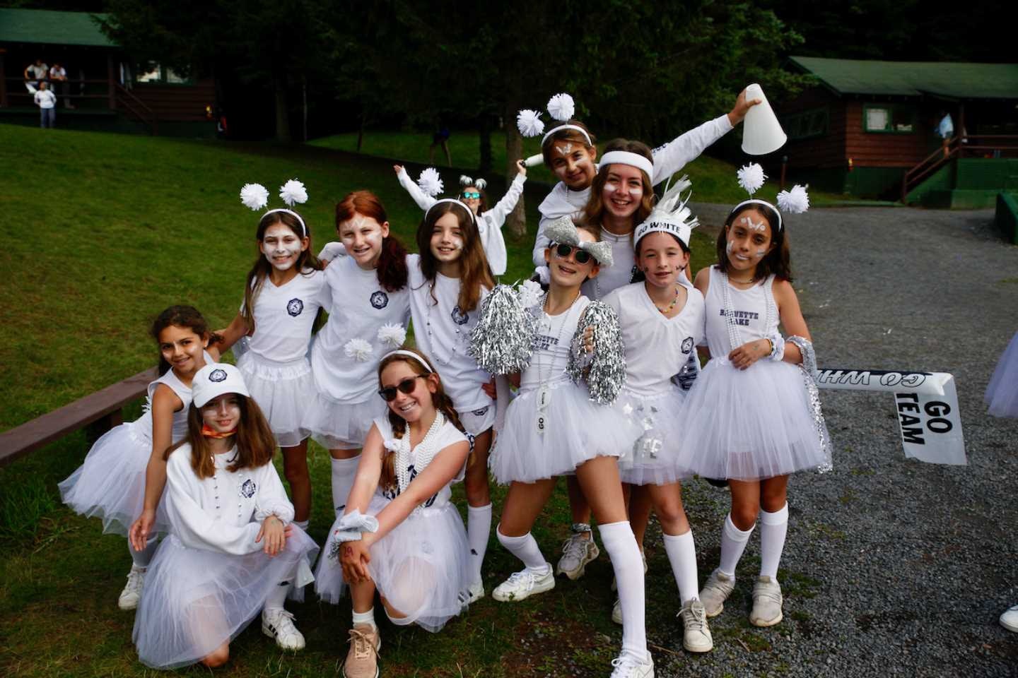 Wild White Mama Mia and the Blue Blazin Grease