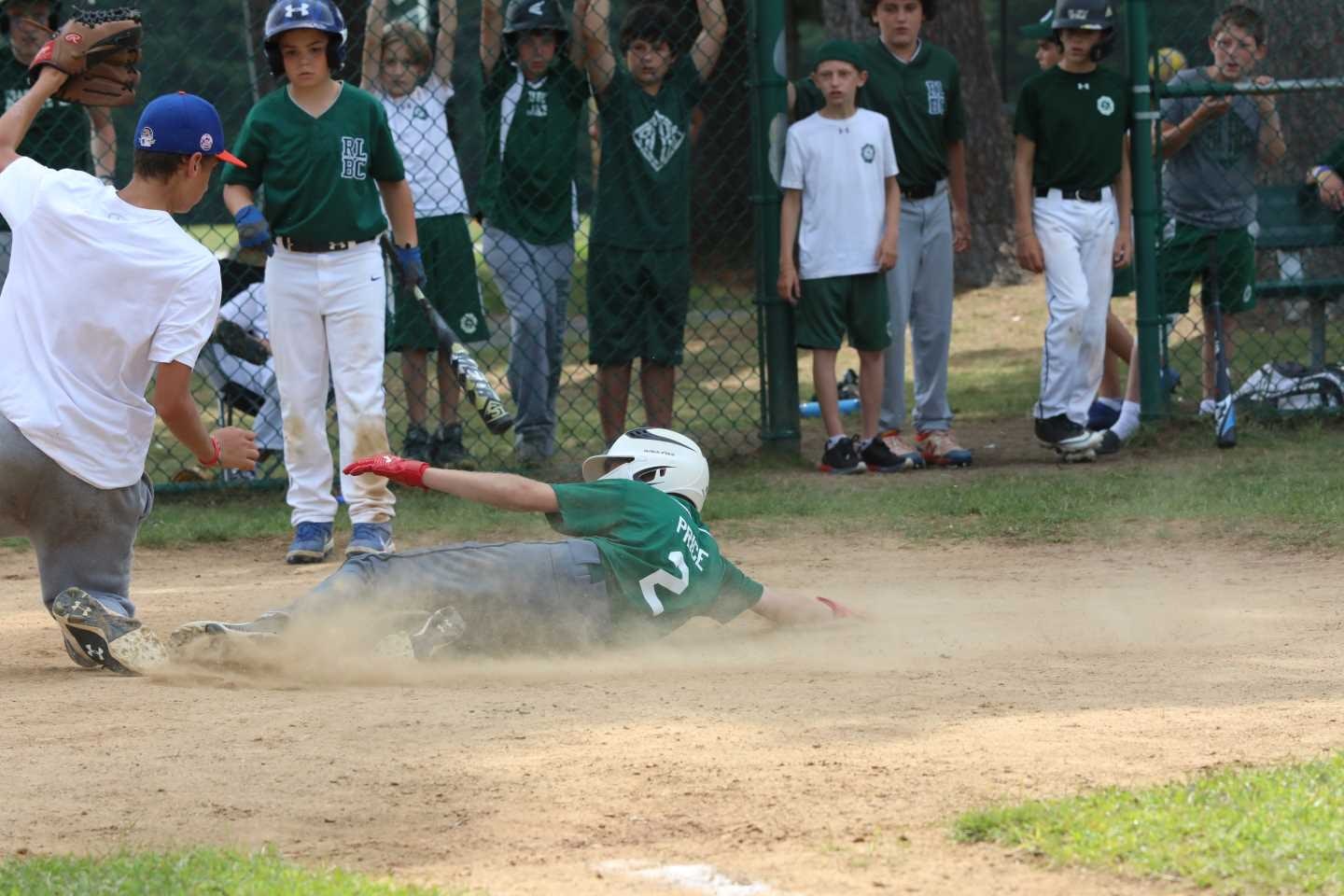 What's The Colors Of Boys Camp? Green and White!