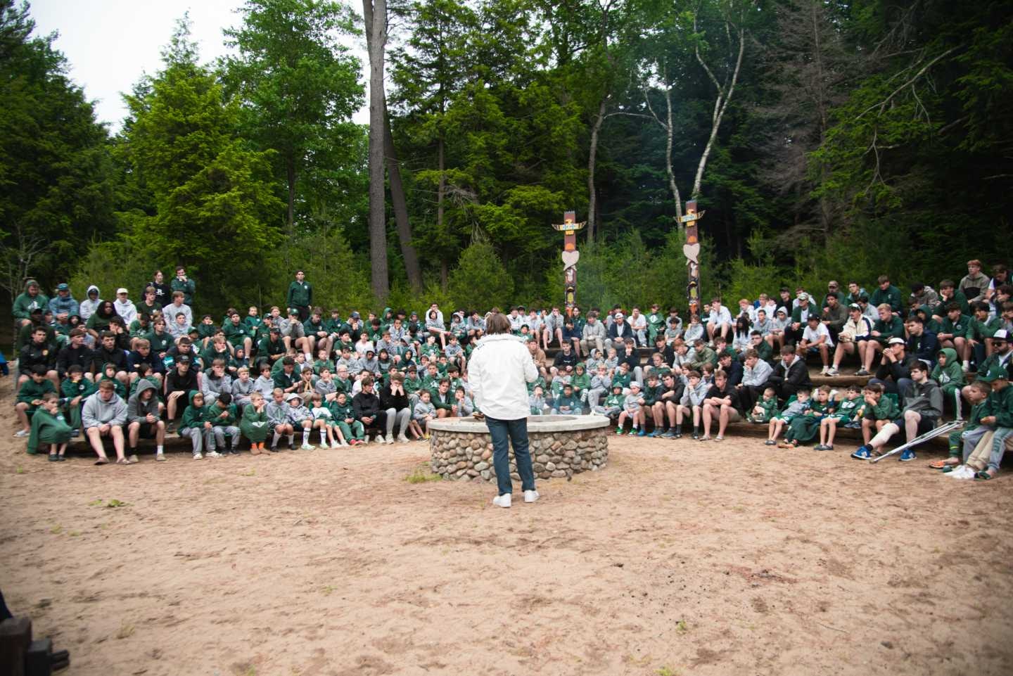 Traditions and Spirit. A Camp fire to start it all!
