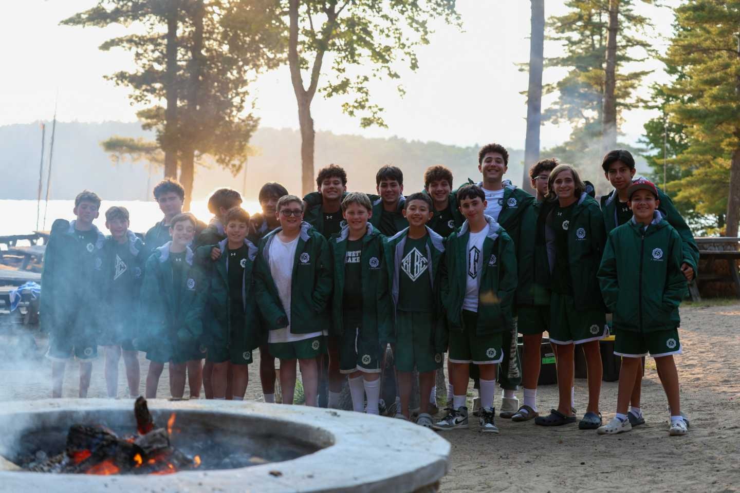 Boys Camp Opening Campfire!