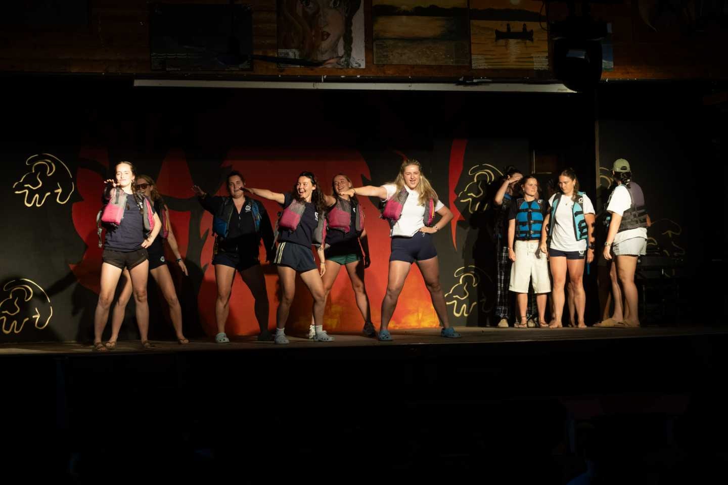 Stars Under the Stars: Counselors Shine at Girls Camp Talent Show