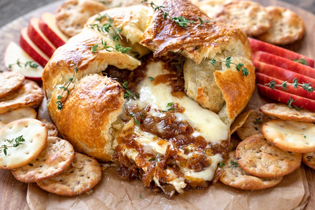 From the GRP Kitchen: French Onion Baked Brie