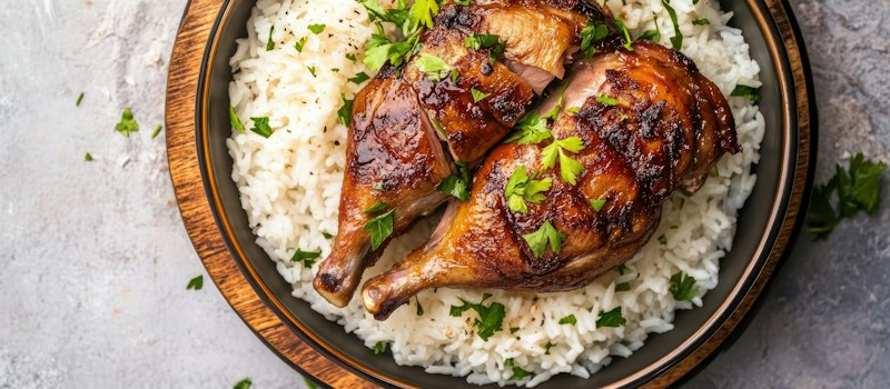 From the GRP Kitchen: Maple Cider-Glazed Duck with Wild Rice Pilaf and ...