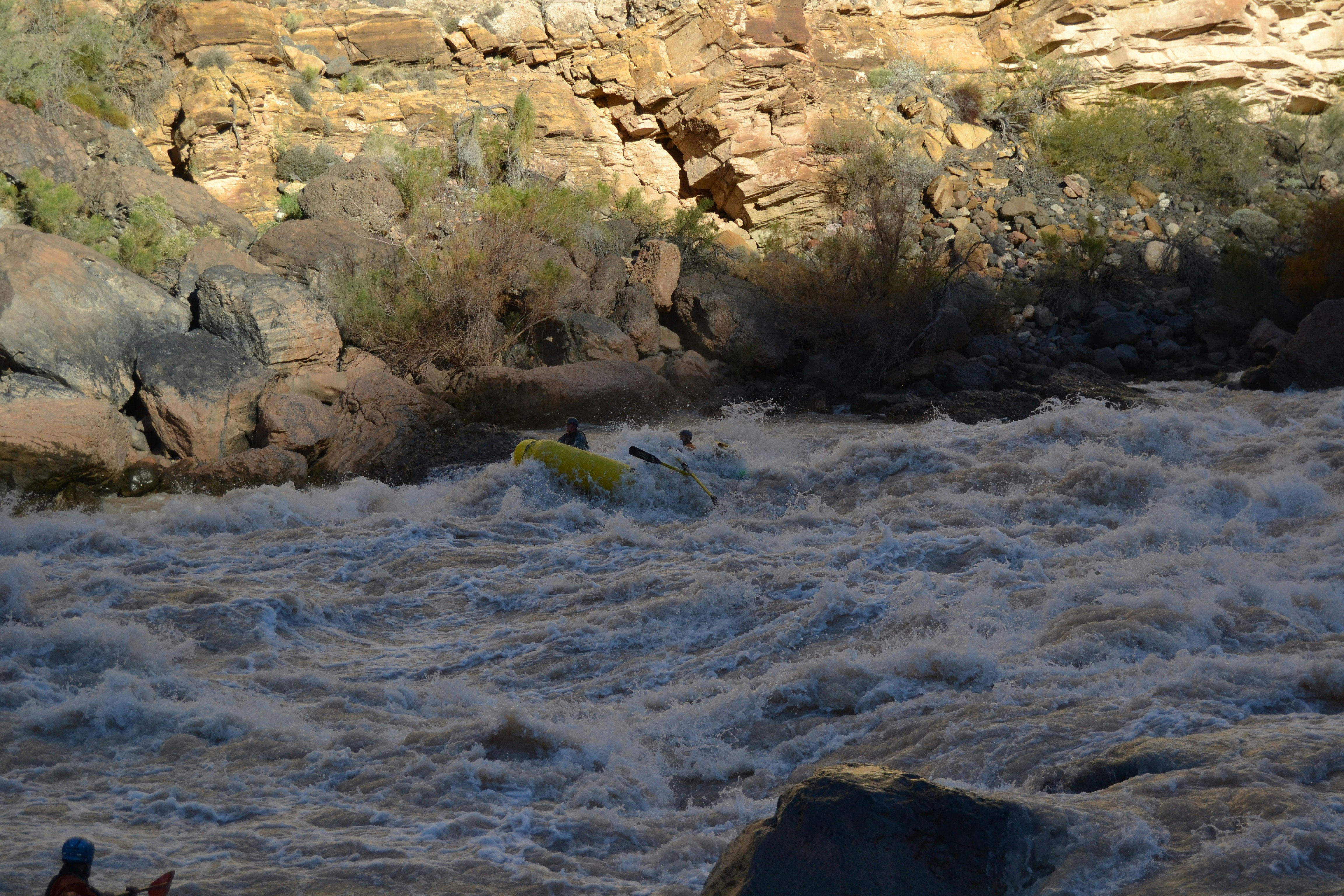 So you flipped a raft?