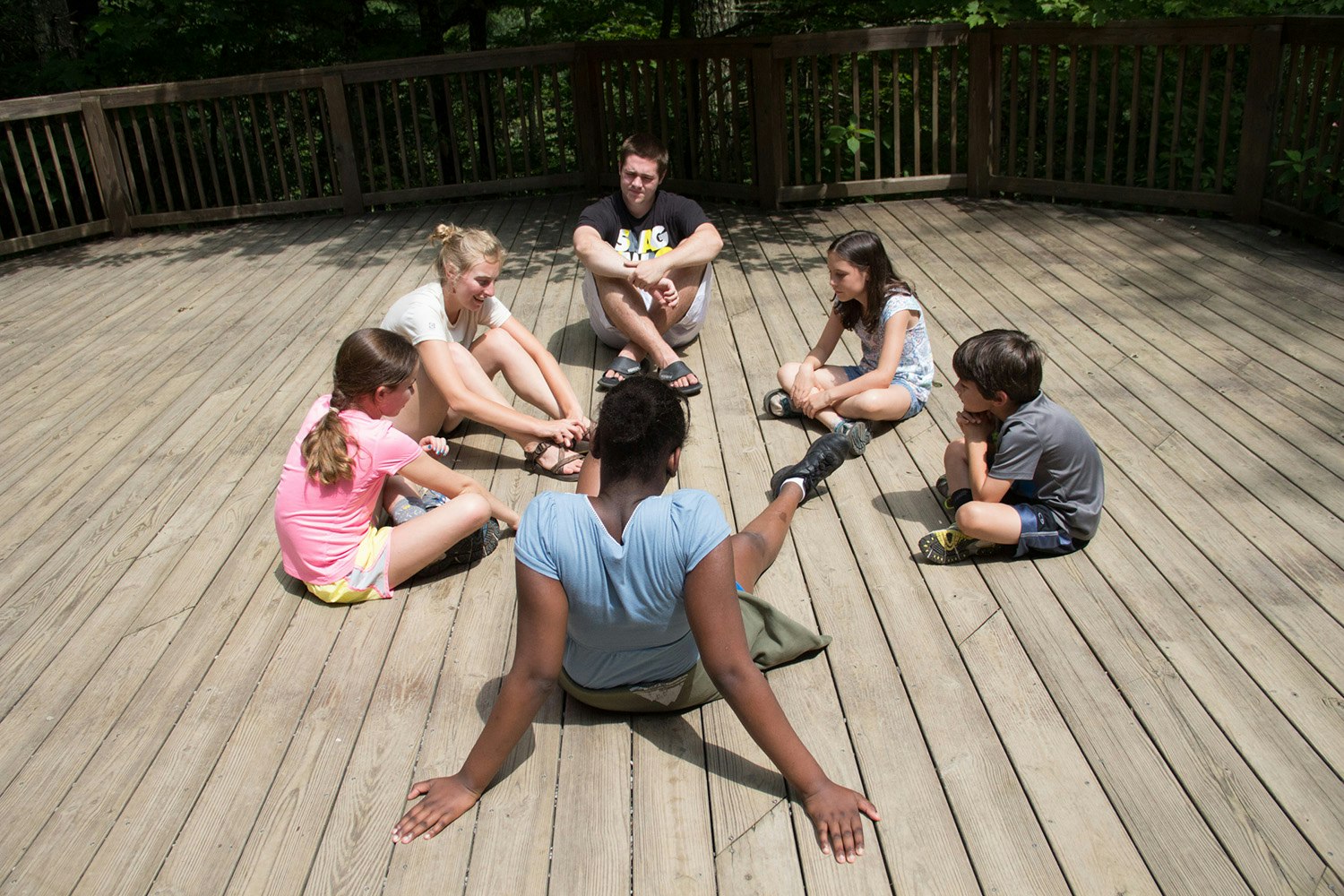 Our Evenings are Chock Full of Fun. Chock. 