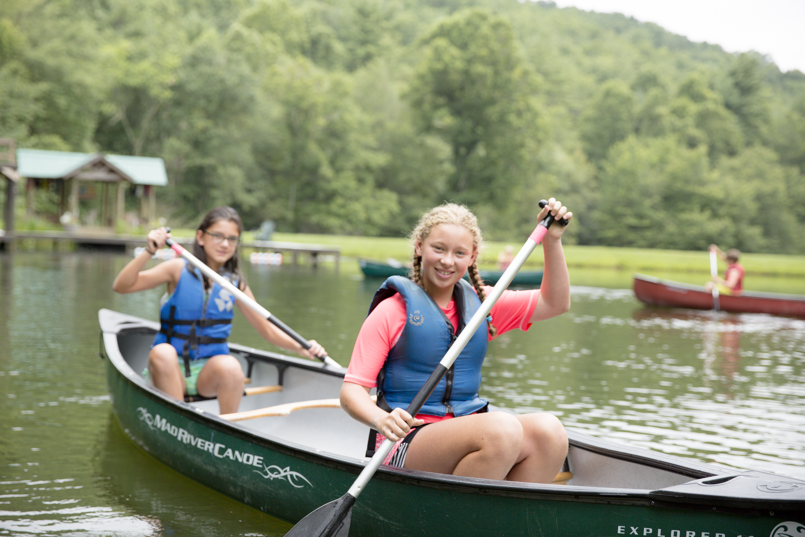 Canoeing at GRP is an exciting time in the water!