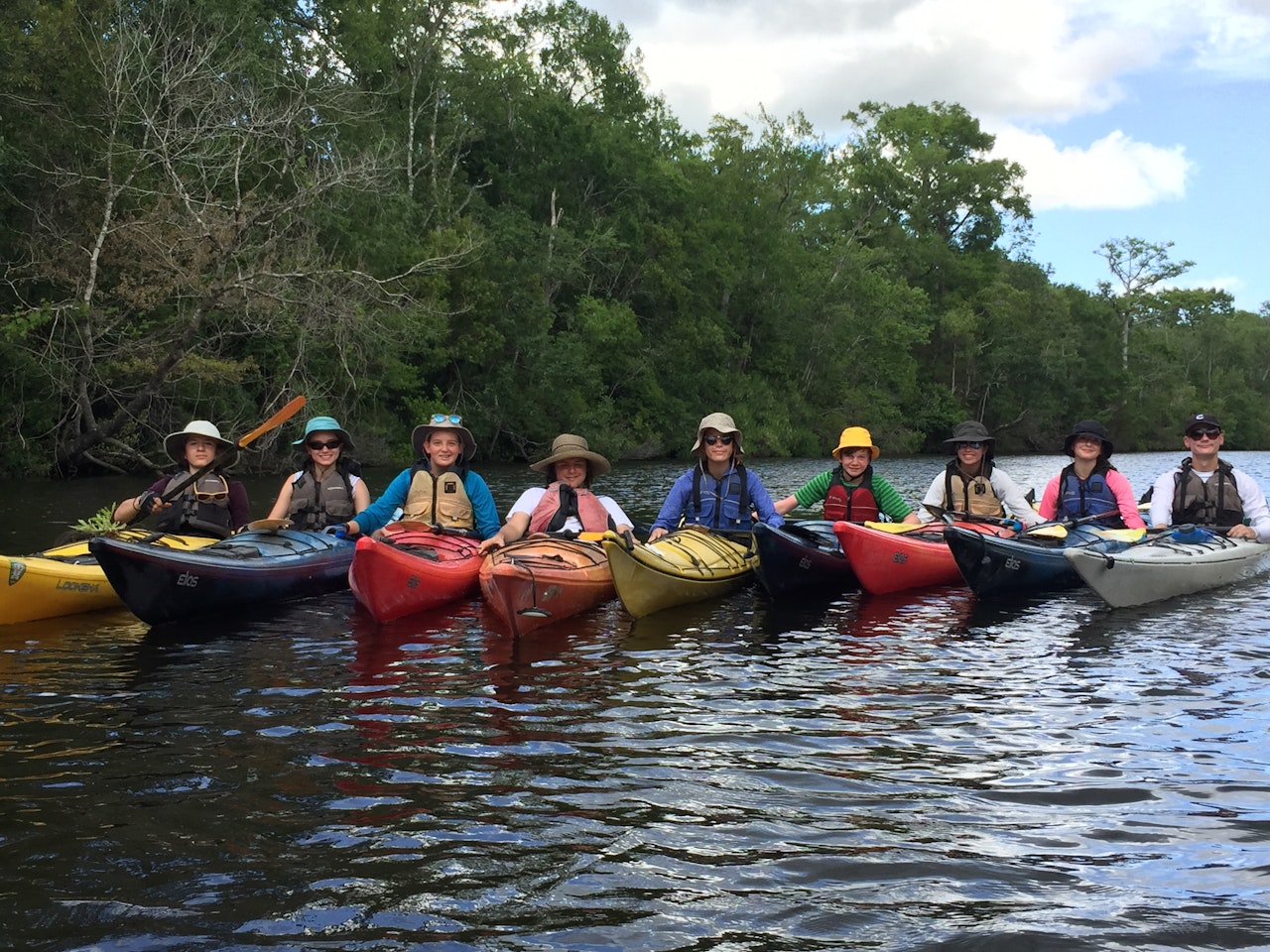 Climbing and hiking and kayaking, oh my!
