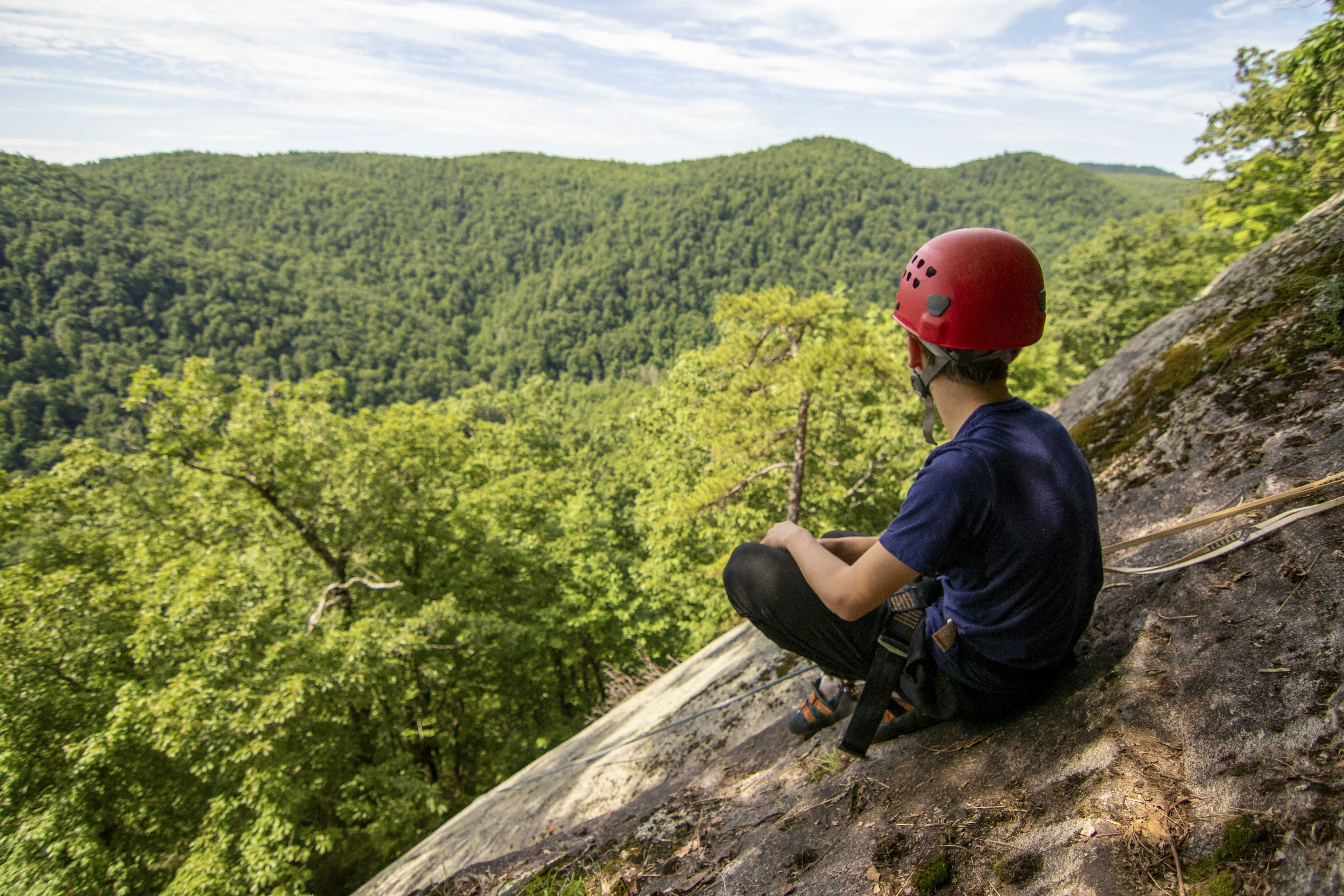 Climbing at Bear Rock