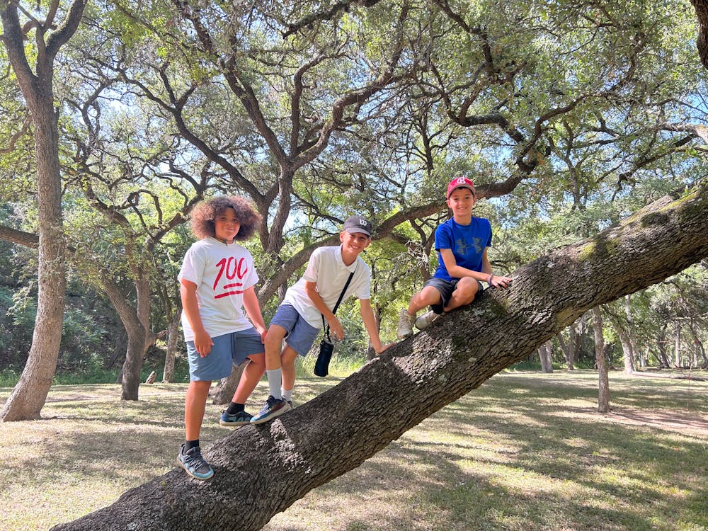Texas summer camp boys playing on tree.jpg?ixlib=rails 2.1